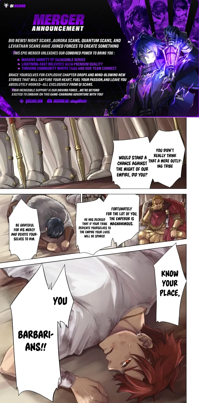 Barbarian Reincarnation! World Conquest Starting from Defeat Chapter 1.1 page 1 - 
