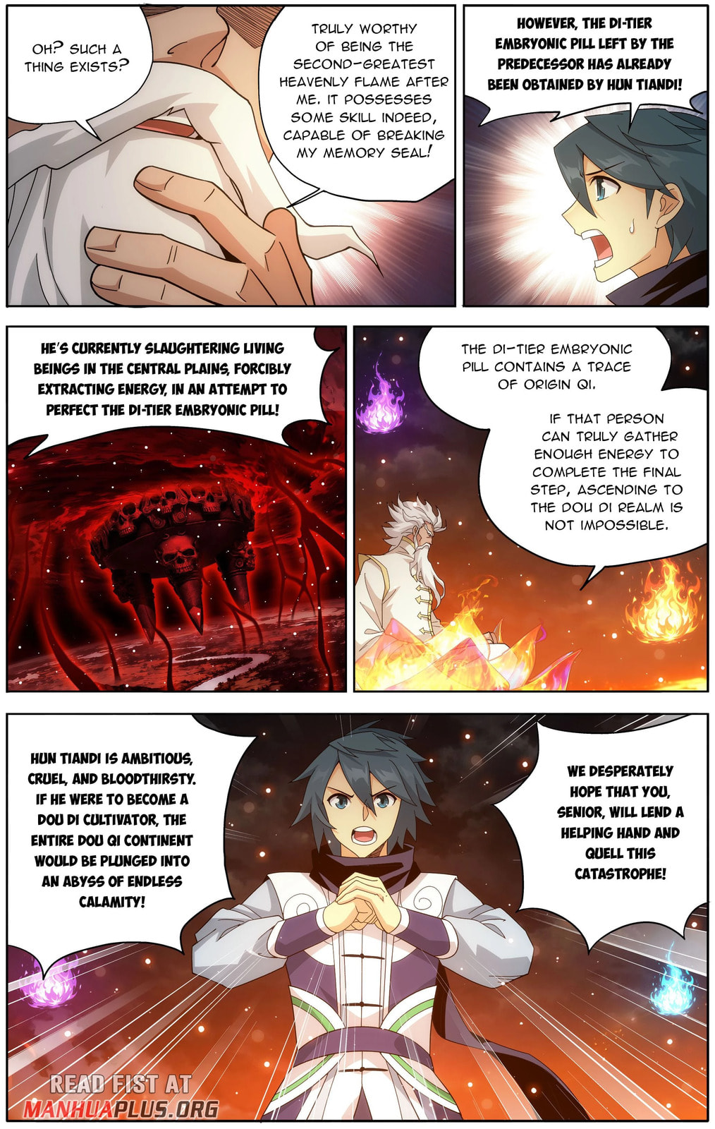 Battle Through the Heavens (Colored) Chapter 494 page 8 - 
