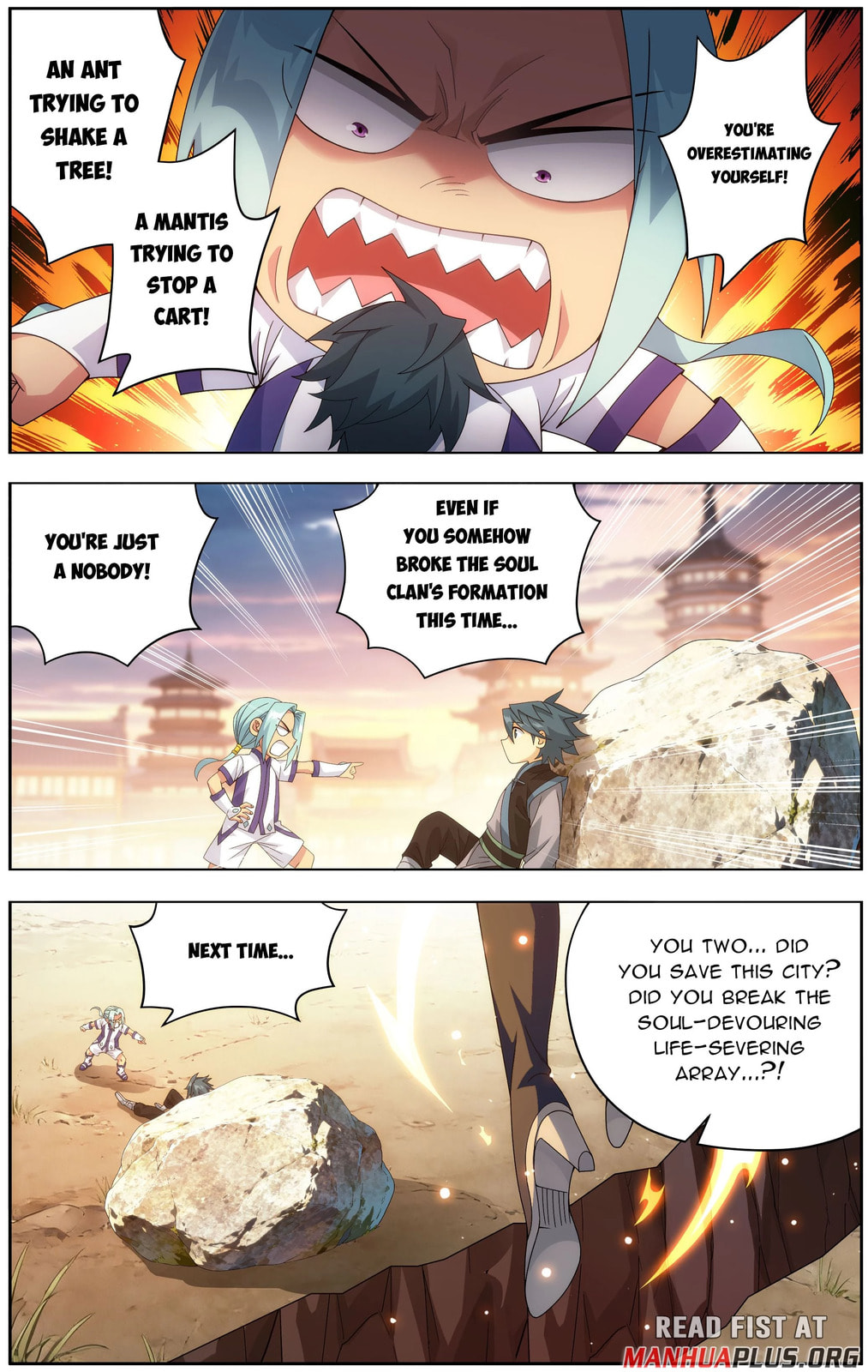 Battle Through the Heavens (Colored) Chapter 496 page 20 - 