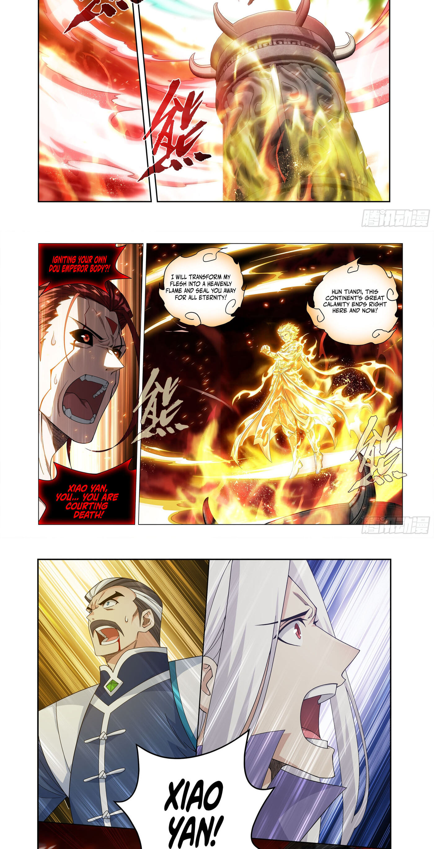 Battle Through the Heavens (Colored) Chapter 519 page 3 - 