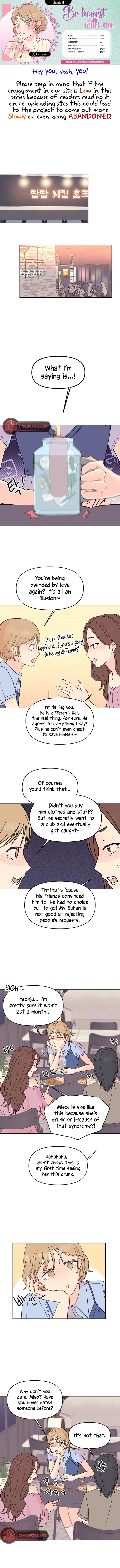 Be Honest With Me Chapter 11 page 1 - 