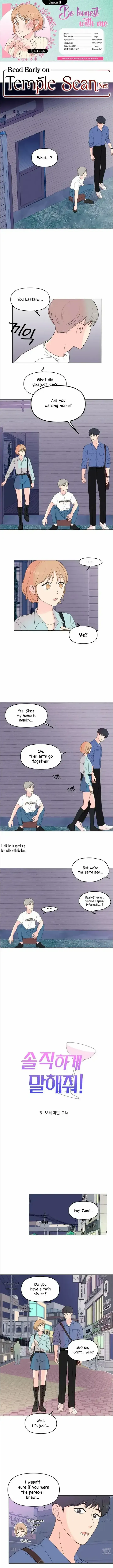 Be Honest With Me Chapter 3 page 1 - 