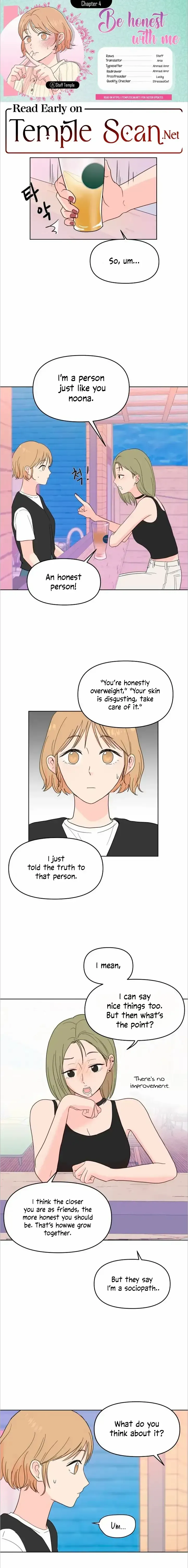 Be Honest With Me Chapter 4 page 1 - 