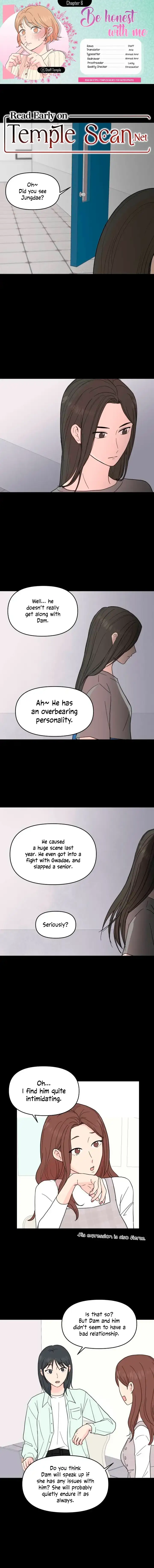 Be Honest With Me Chapter 6 page 1 - 