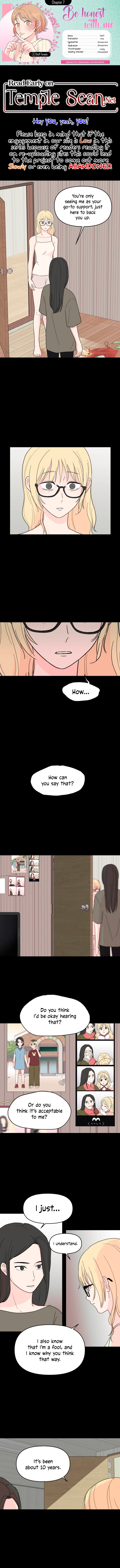 Be Honest With Me Chapter 7 page 1 - 