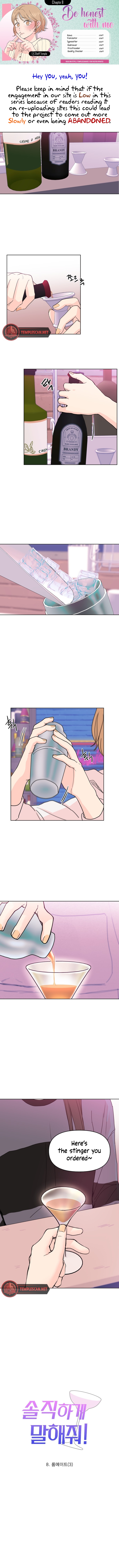 Be Honest With Me Chapter 8 page 1 - 