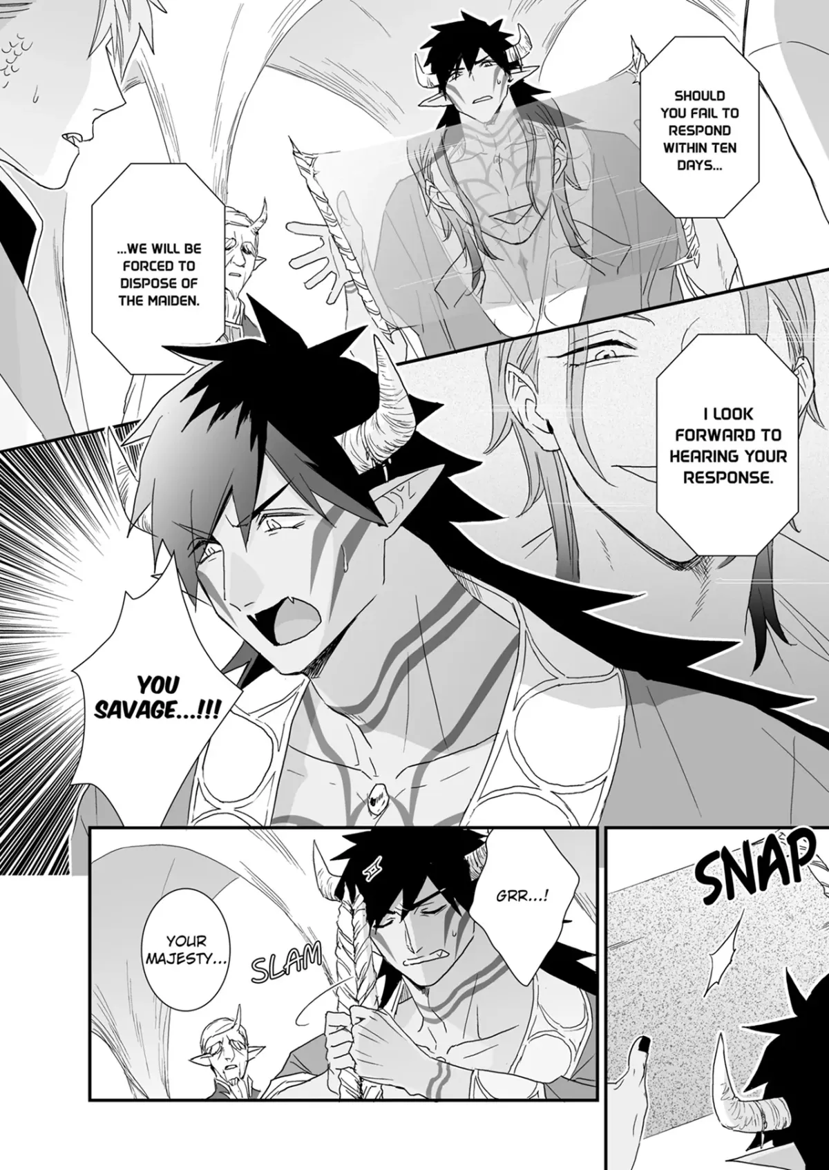 Bear My Child -Unparalleled Impregnation Sex with a Demon King- Chapter 14 page 4 - 