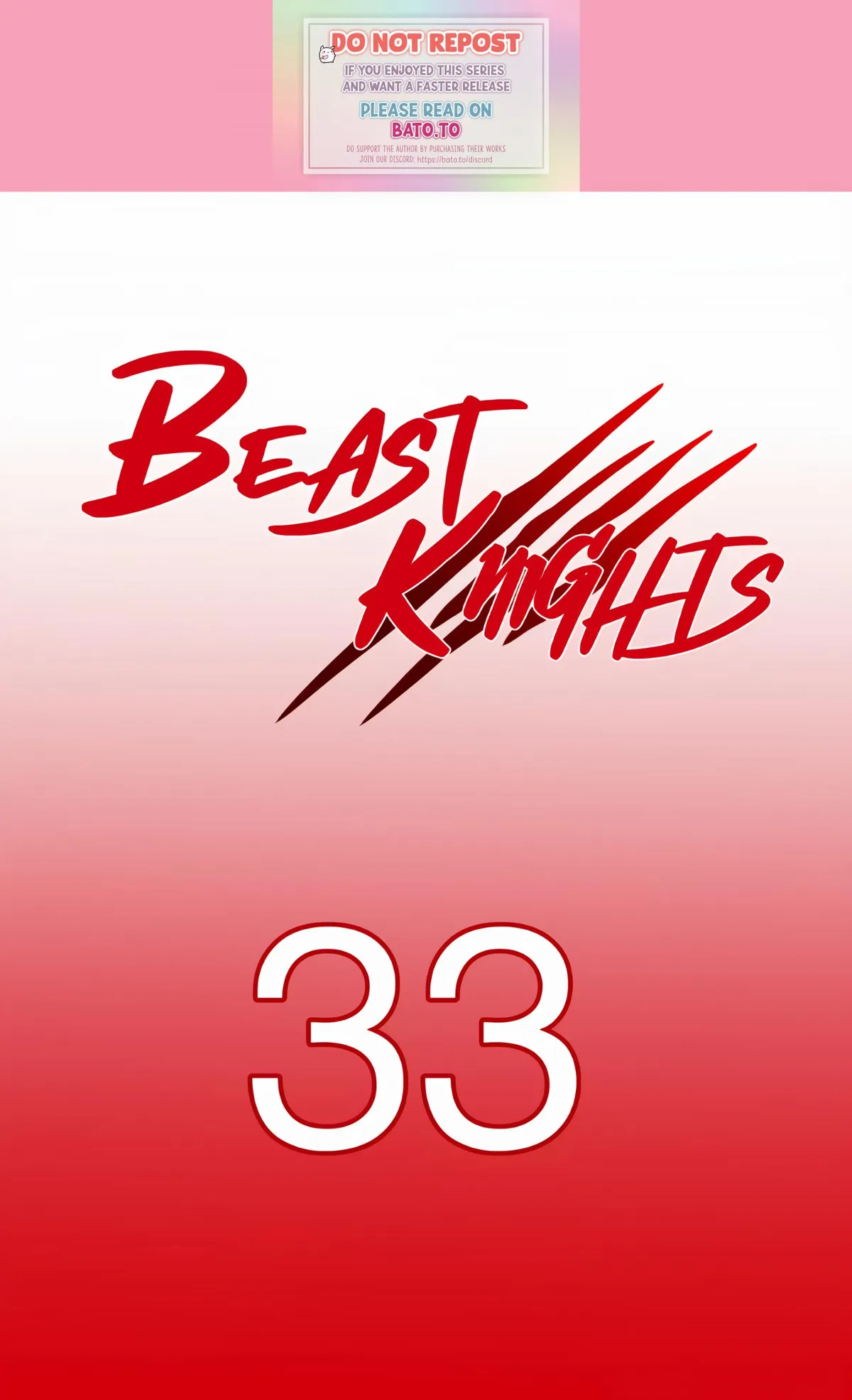 Beast Knights Chapter 33 page 1 - 