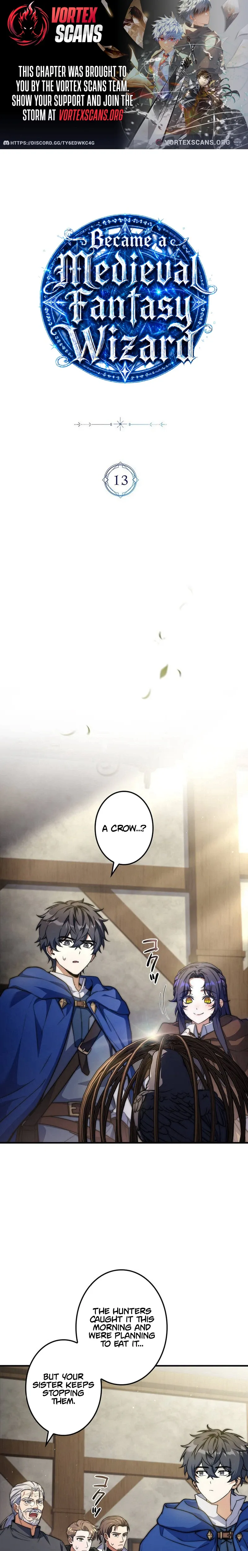 Became a Medieval Fantasy Wizard Chapter 13 page 1 - 