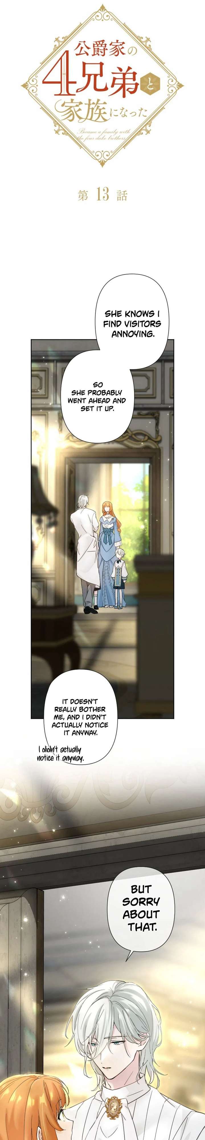 Became part of the family with the four brothers of the ducal Chapter 13 page 4 - 