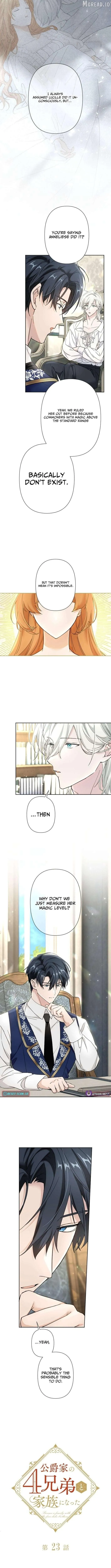 Became part of the family with the four brothers of the ducal Chapter 23 page 2 - 