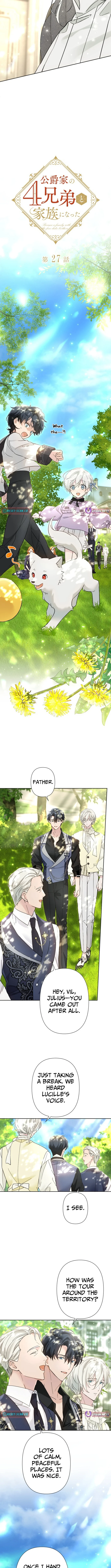 Became part of the family with the four brothers of the ducal Chapter 27 page 3 - 