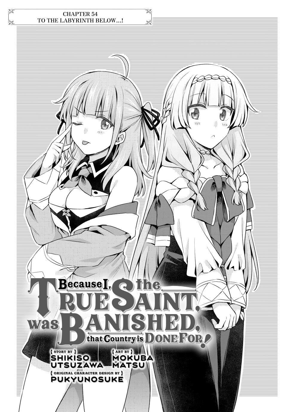 Because I, the True Saint, Was Banished, That Country Is Done For! Chapter 54 page 1 - 