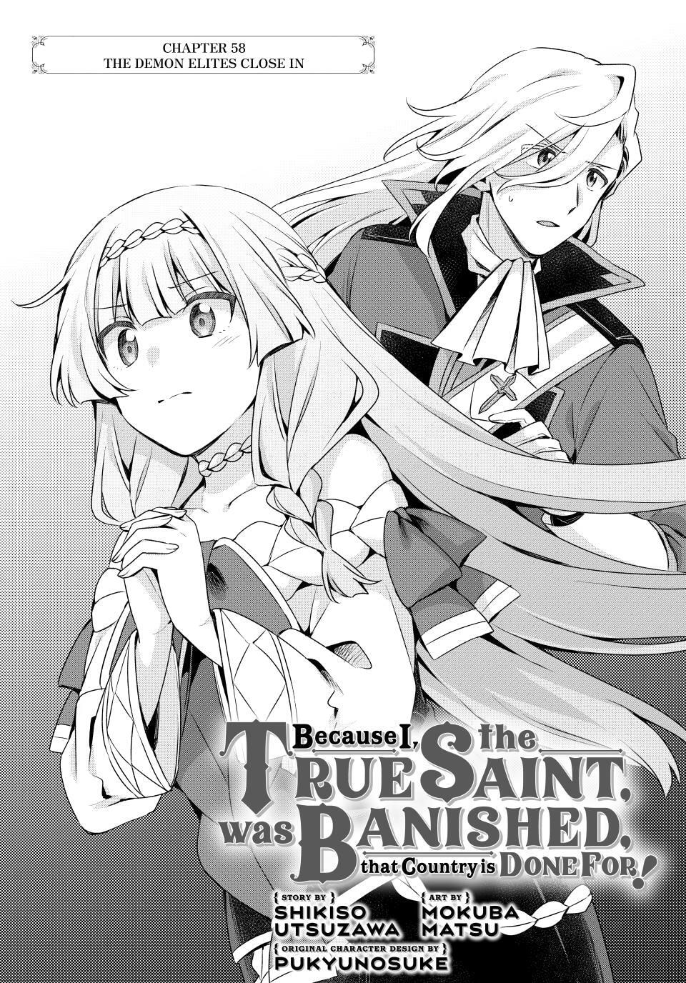 Because I, the True Saint, Was Banished, That Country Is Done For! Chapter 58 page 1 - 
