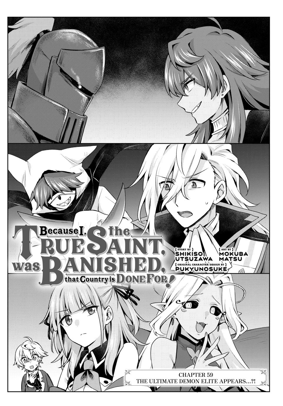Because I, the True Saint, Was Banished, That Country Is Done For! Chapter 59 page 1 - 