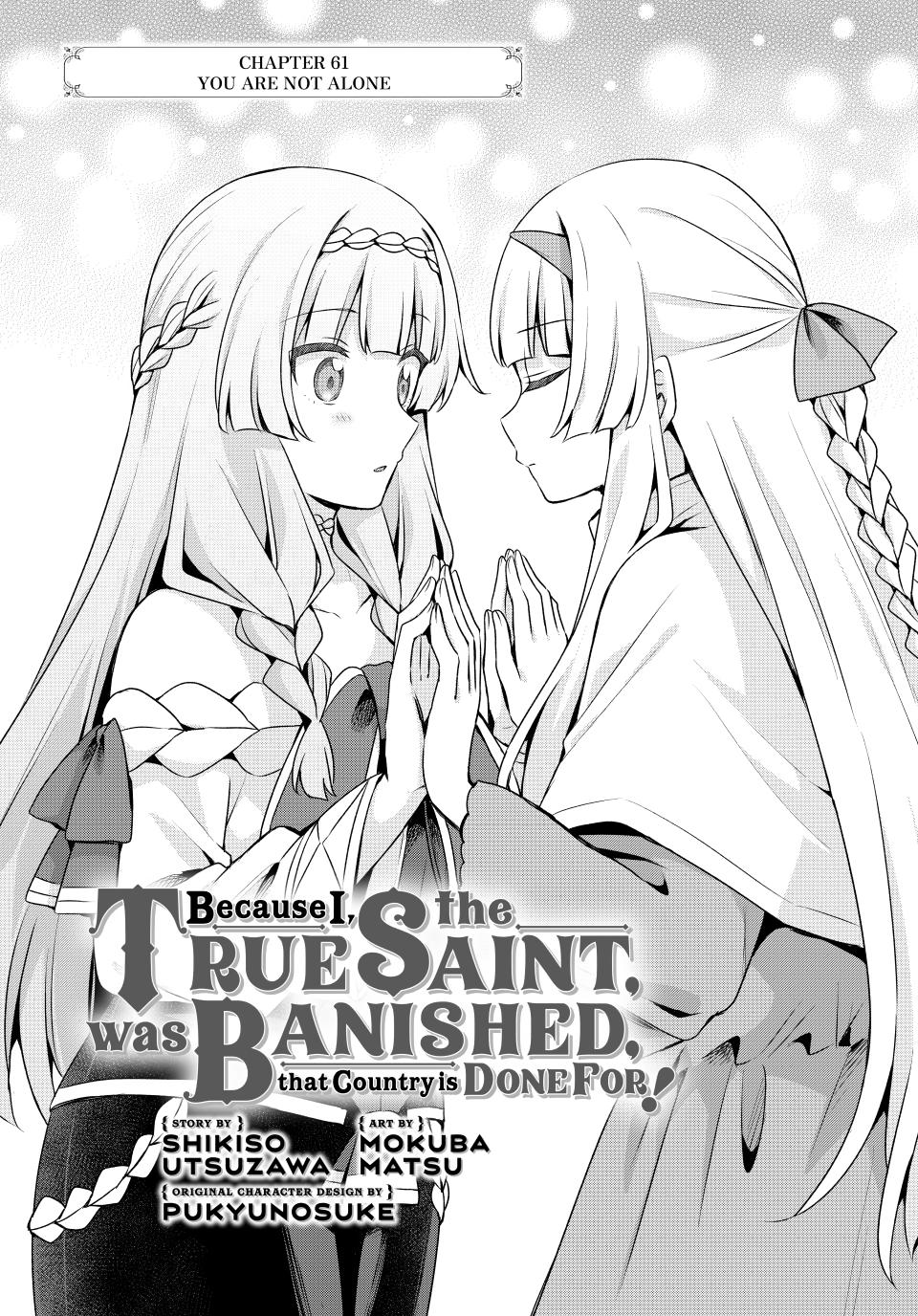 Because I, the True Saint, Was Banished, That Country Is Done For! Chapter 61 page 1 - 