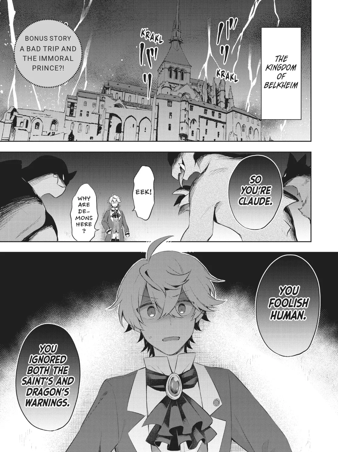 Because I, the True Saint, Was Banished, That Country Is Done For! Chapter 8.5 page 1 - 