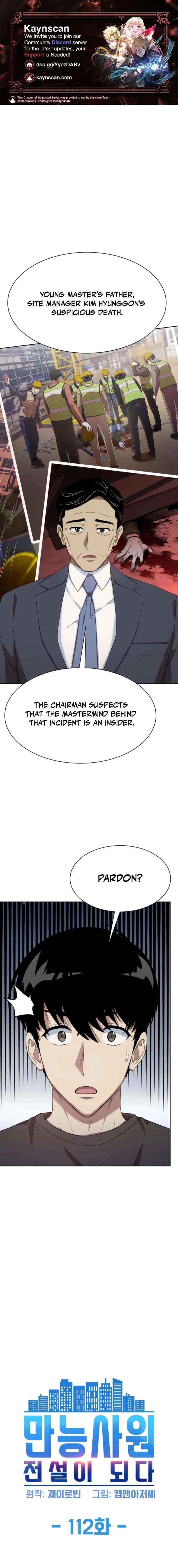 Becoming A Legendary Ace Employee Chapter 112 page 2 - 