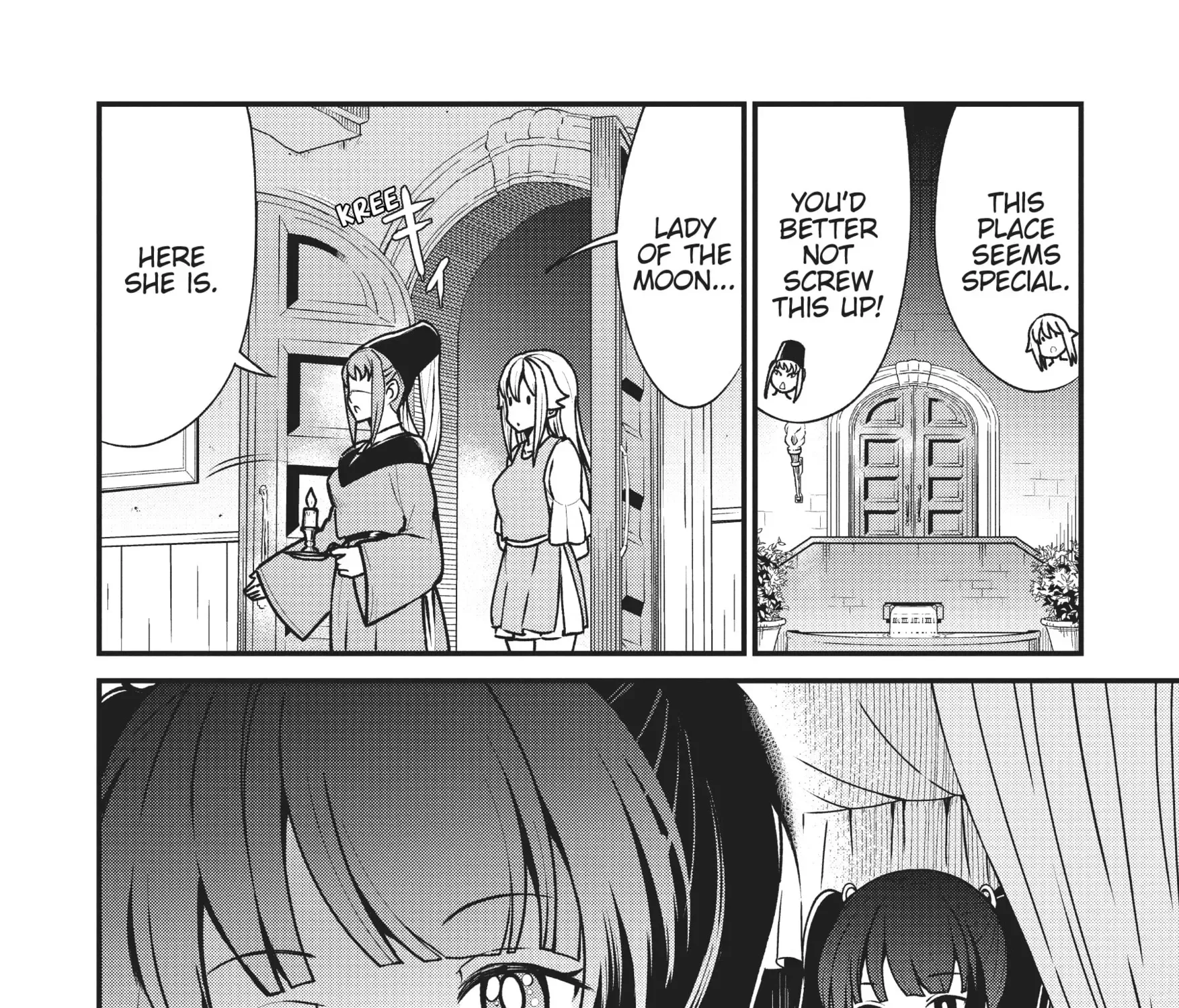 Becoming a Princess Knight and Working at a Yuri Brothel Chapter 1 page 33 - 