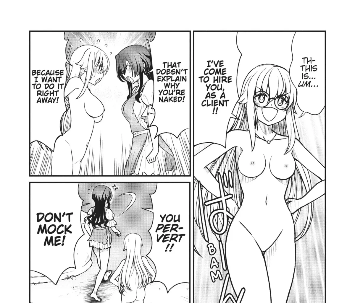 Becoming a Princess Knight and Working at a Yuri Brothel Chapter 11 page 35 - 