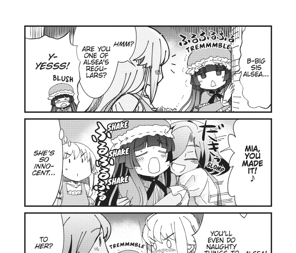 Becoming a Princess Knight and Working at a Yuri Brothel Chapter 14.1 page 3 - 