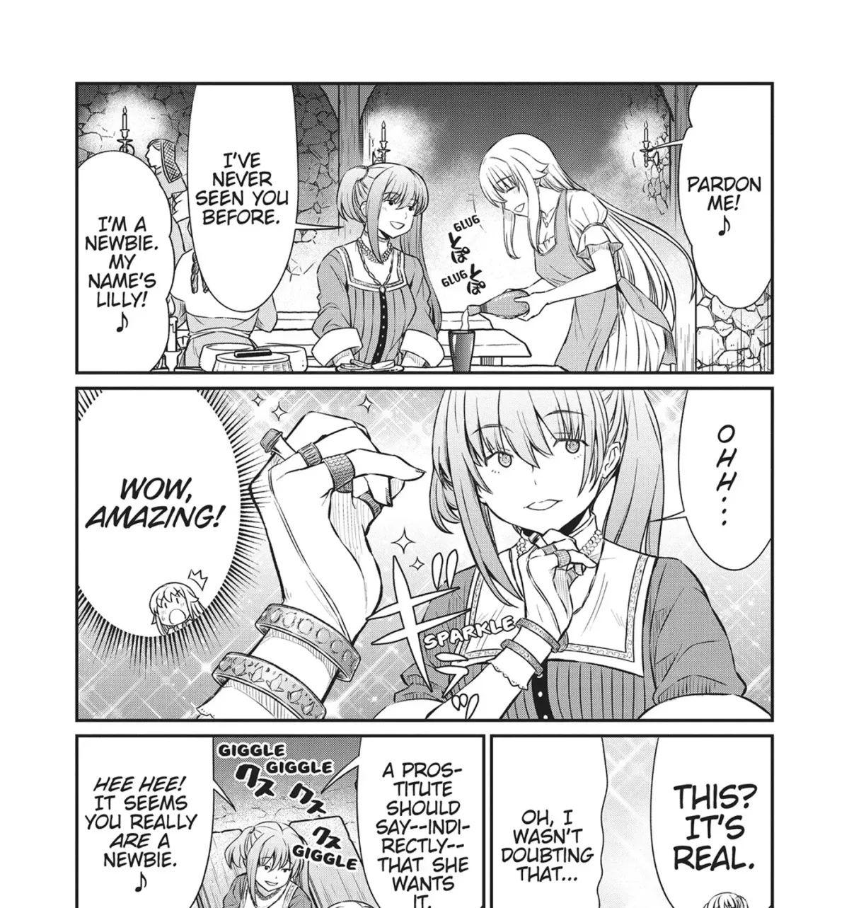 Becoming a Princess Knight and Working at a Yuri Brothel Chapter 17 page 27 - 