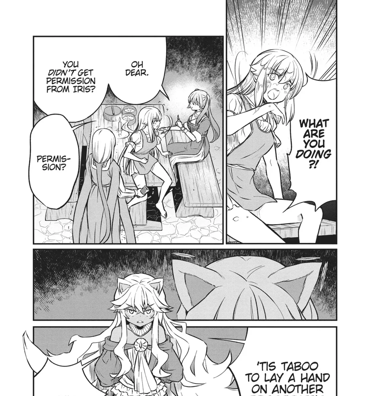 Becoming a Princess Knight and Working at a Yuri Brothel Chapter 18 page 9 - 
