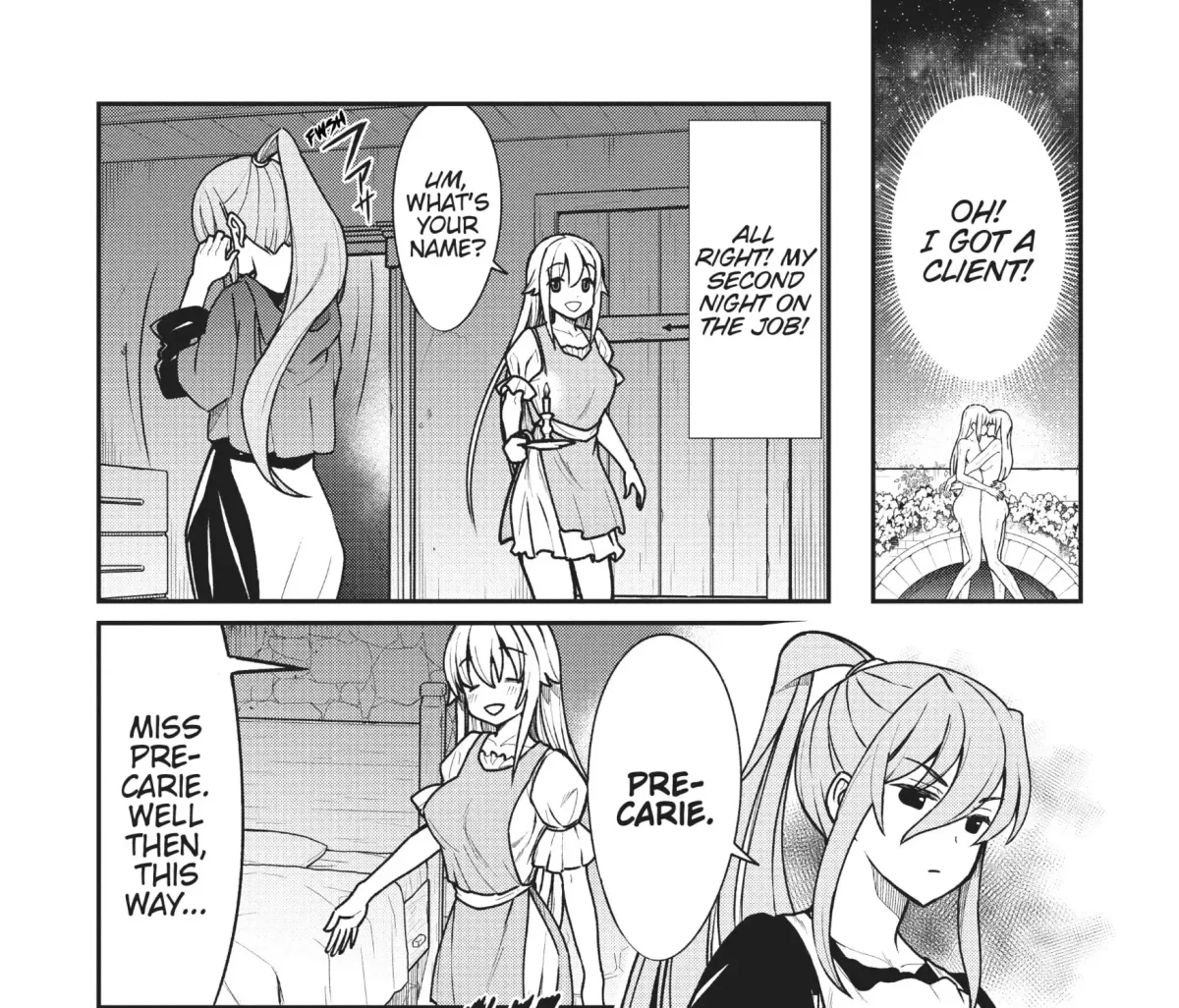 Becoming a Princess Knight and Working at a Yuri Brothel Chapter 2 page 19 - 