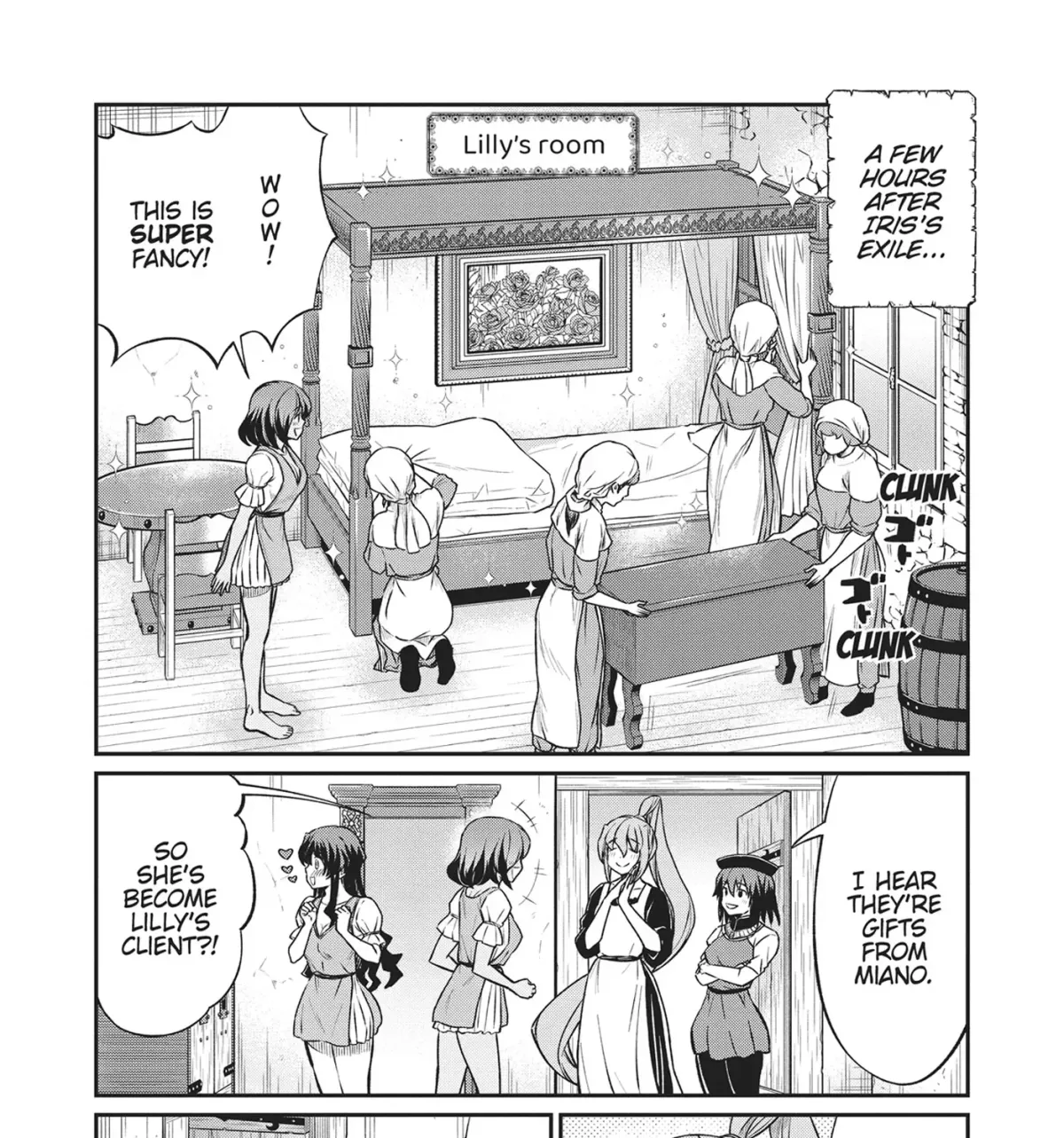 Becoming a Princess Knight and Working at a Yuri Brothel Chapter 22 page 1 - 