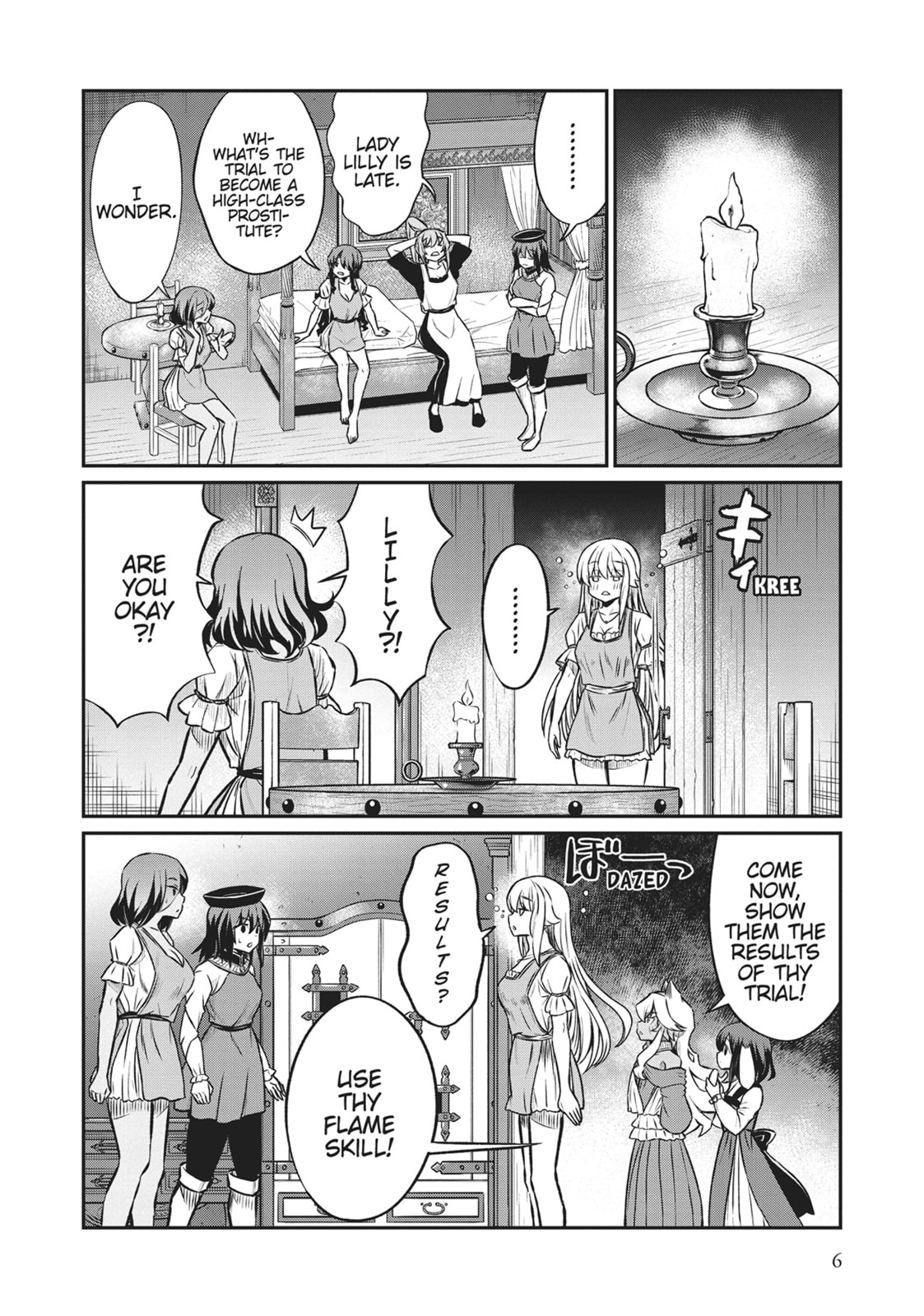 Becoming a Princess Knight and Working at a Yuri Brothel Chapter 23 page 4 - 