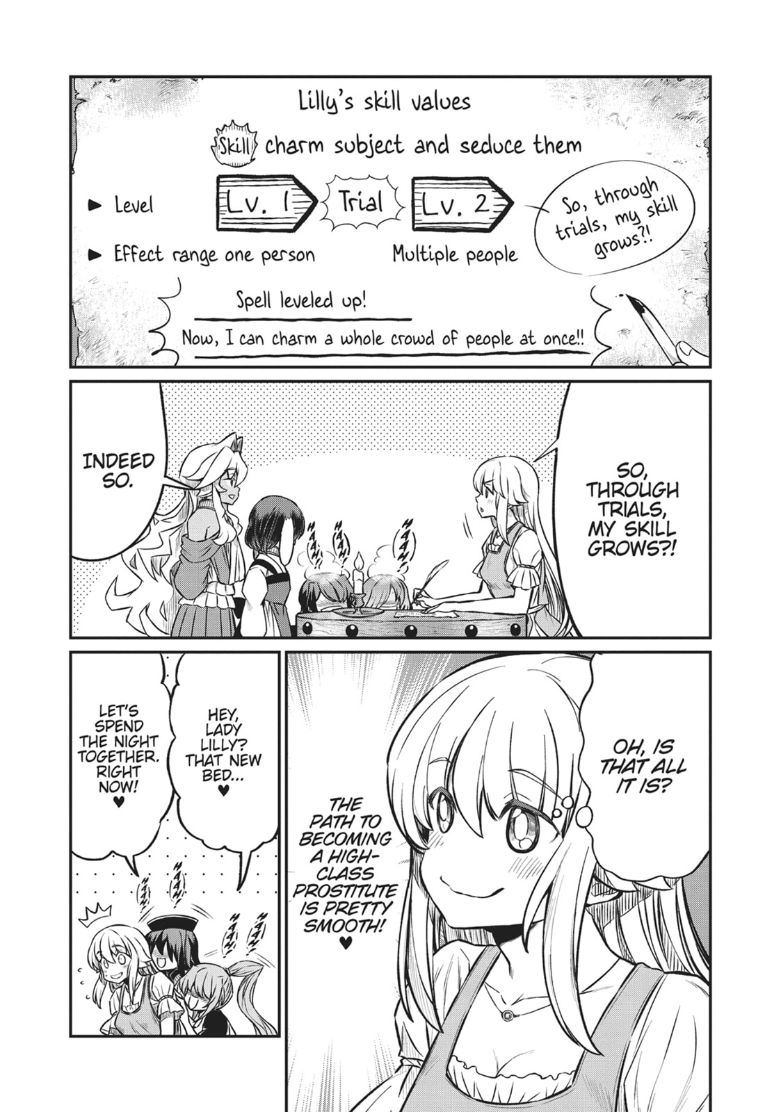 Becoming a Princess Knight and Working at a Yuri Brothel Chapter 23 page 8 - 