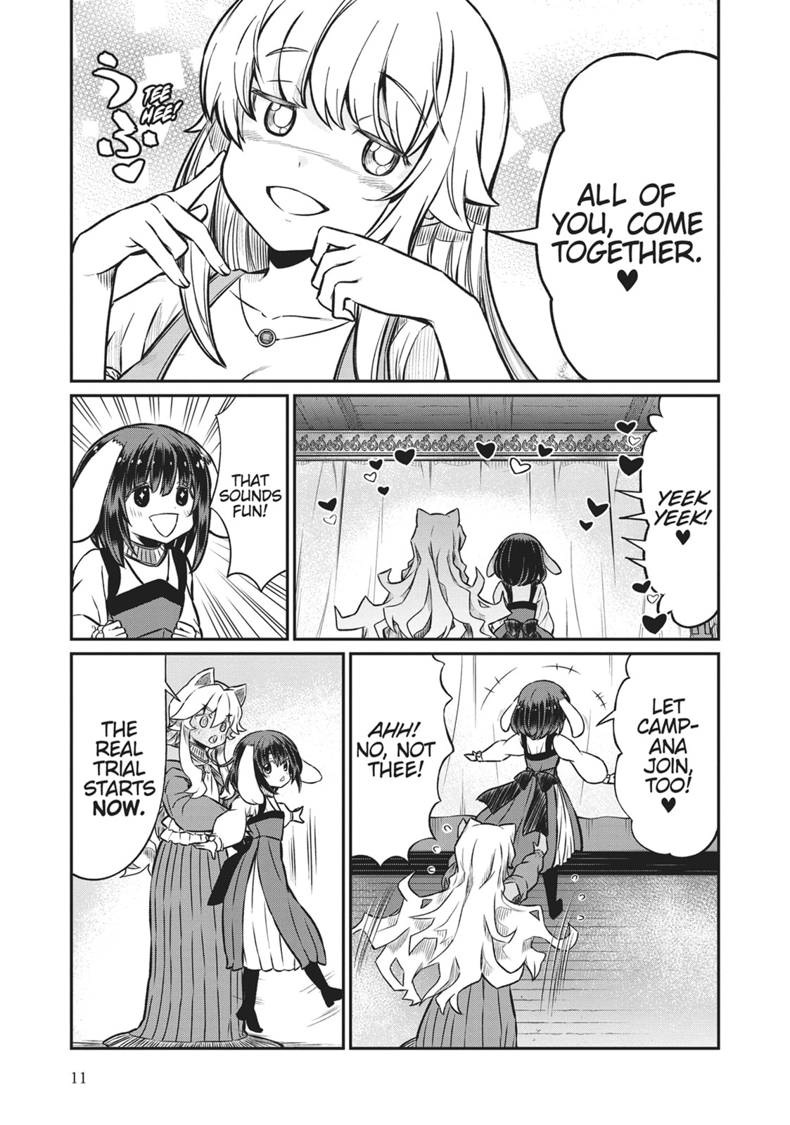 Becoming a Princess Knight and Working at a Yuri Brothel Chapter 23 page 9 - 