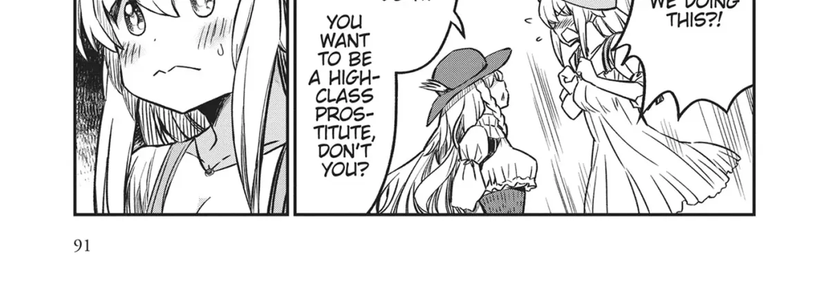 Becoming a Princess Knight and Working at a Yuri Brothel Chapter 27 page 10 - 
