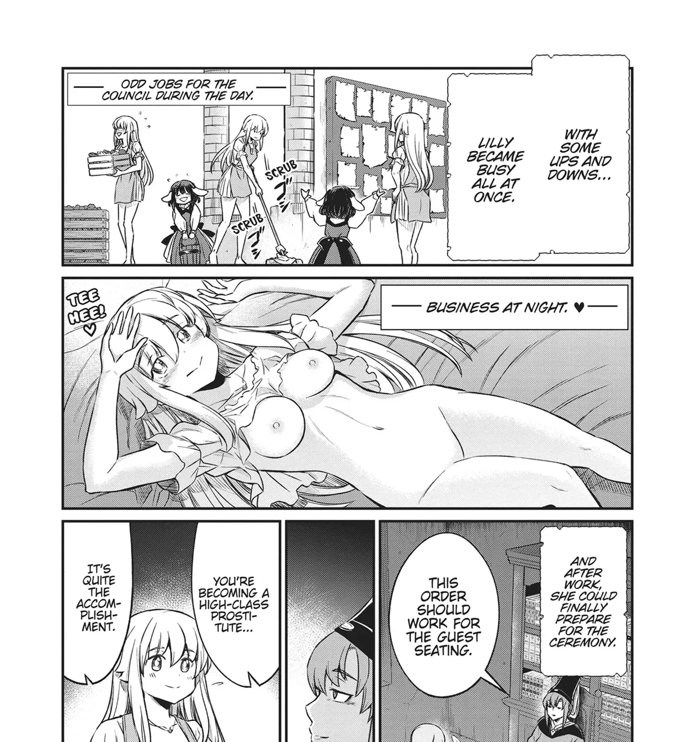 Becoming a Princess Knight and Working at a Yuri Brothel Chapter 28 page 21 - 