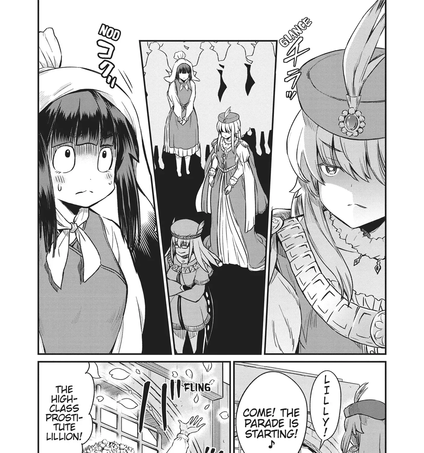 Becoming a Princess Knight and Working at a Yuri Brothel Chapter 28 page 45 - 