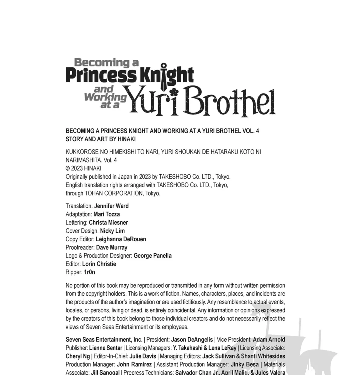 Becoming a Princess Knight and Working at a Yuri Brothel Chapter 29 page 57 - 