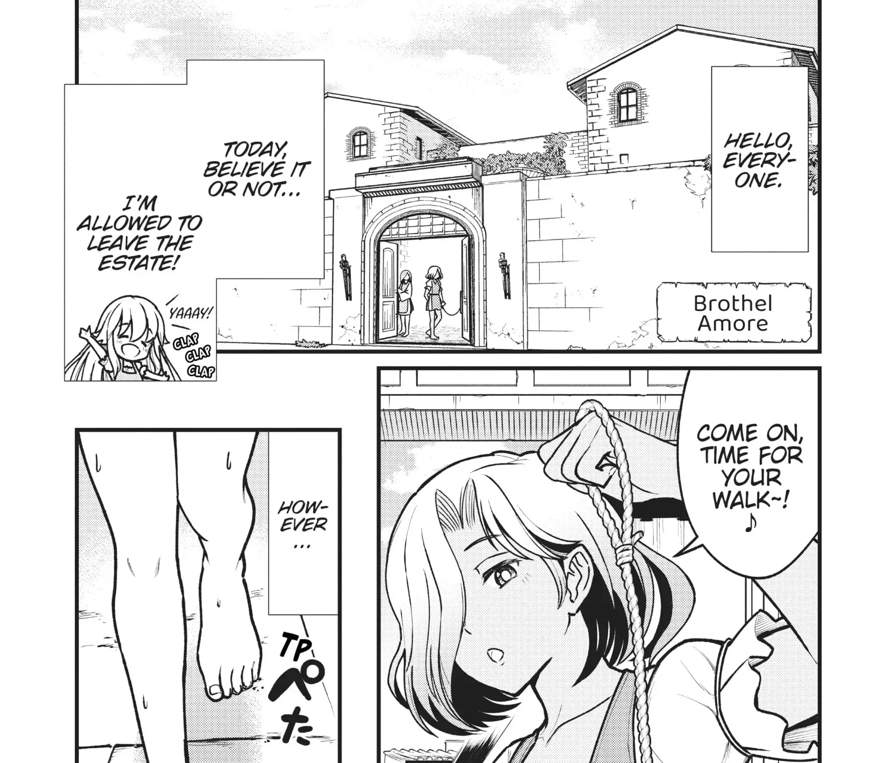 Becoming a Princess Knight and Working at a Yuri Brothel Chapter 3 page 1 - 