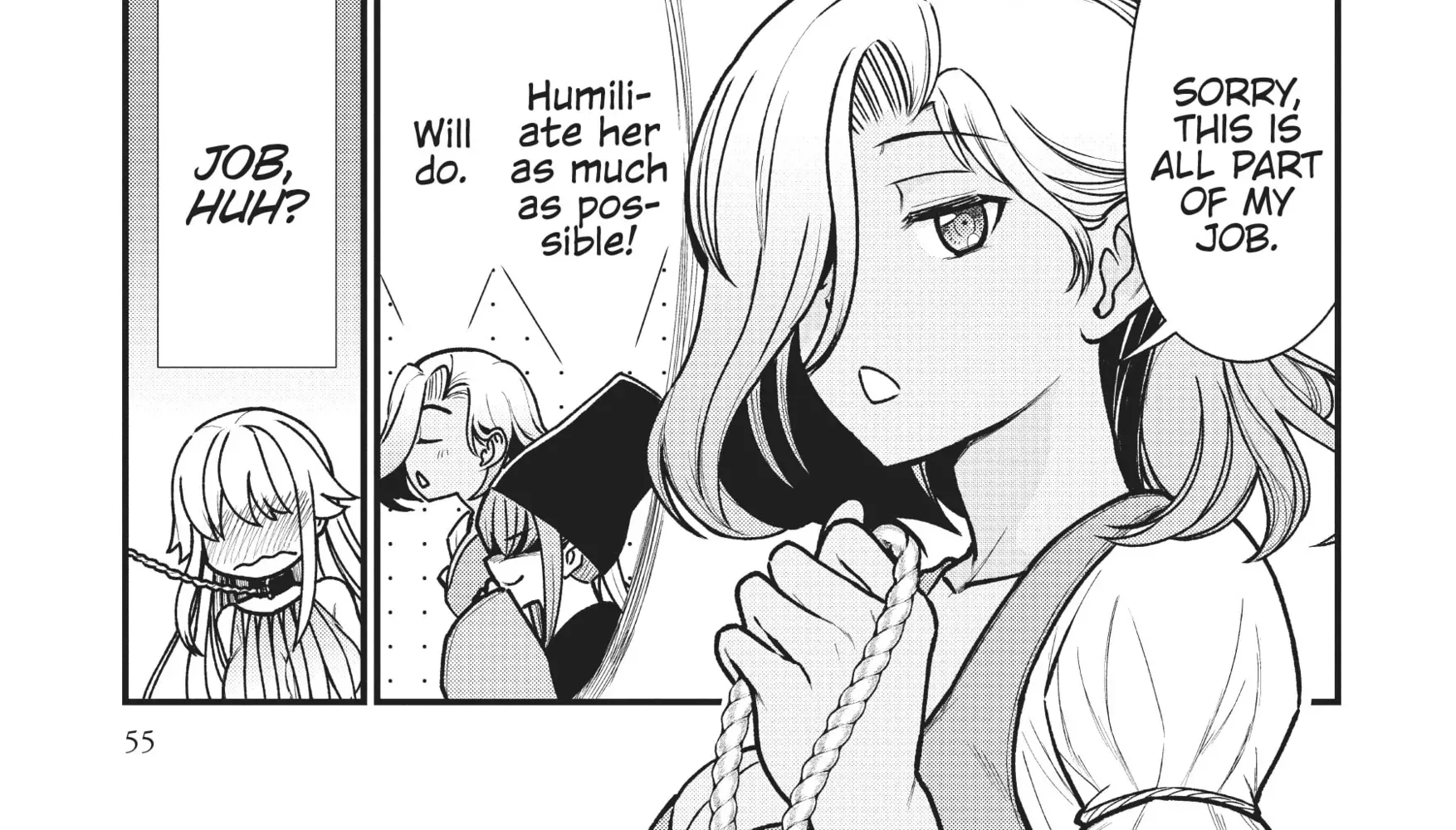 Becoming a Princess Knight and Working at a Yuri Brothel Chapter 3 page 10 - 