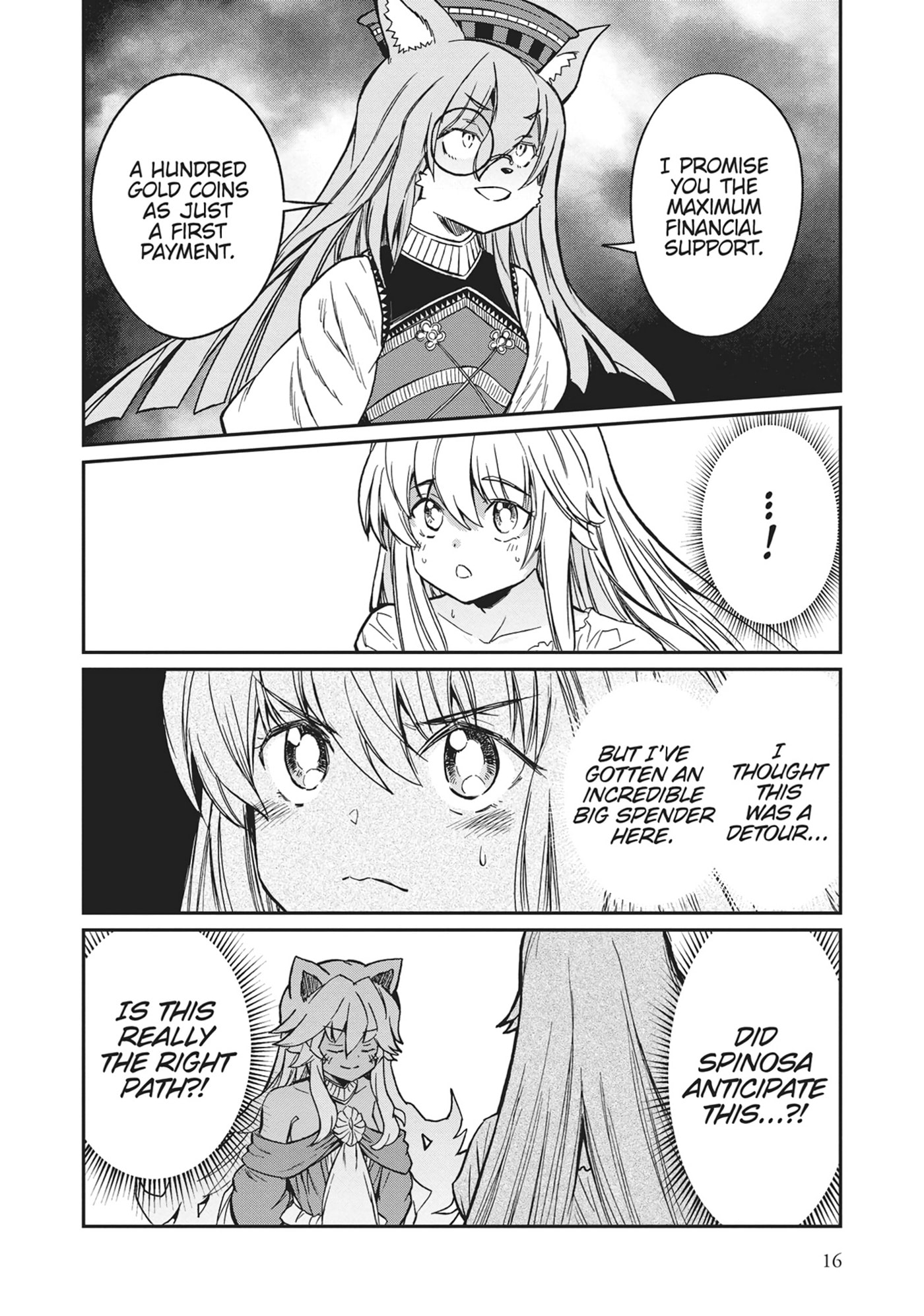 Becoming a Princess Knight and Working at a Yuri Brothel Chapter 30 page 17 - 