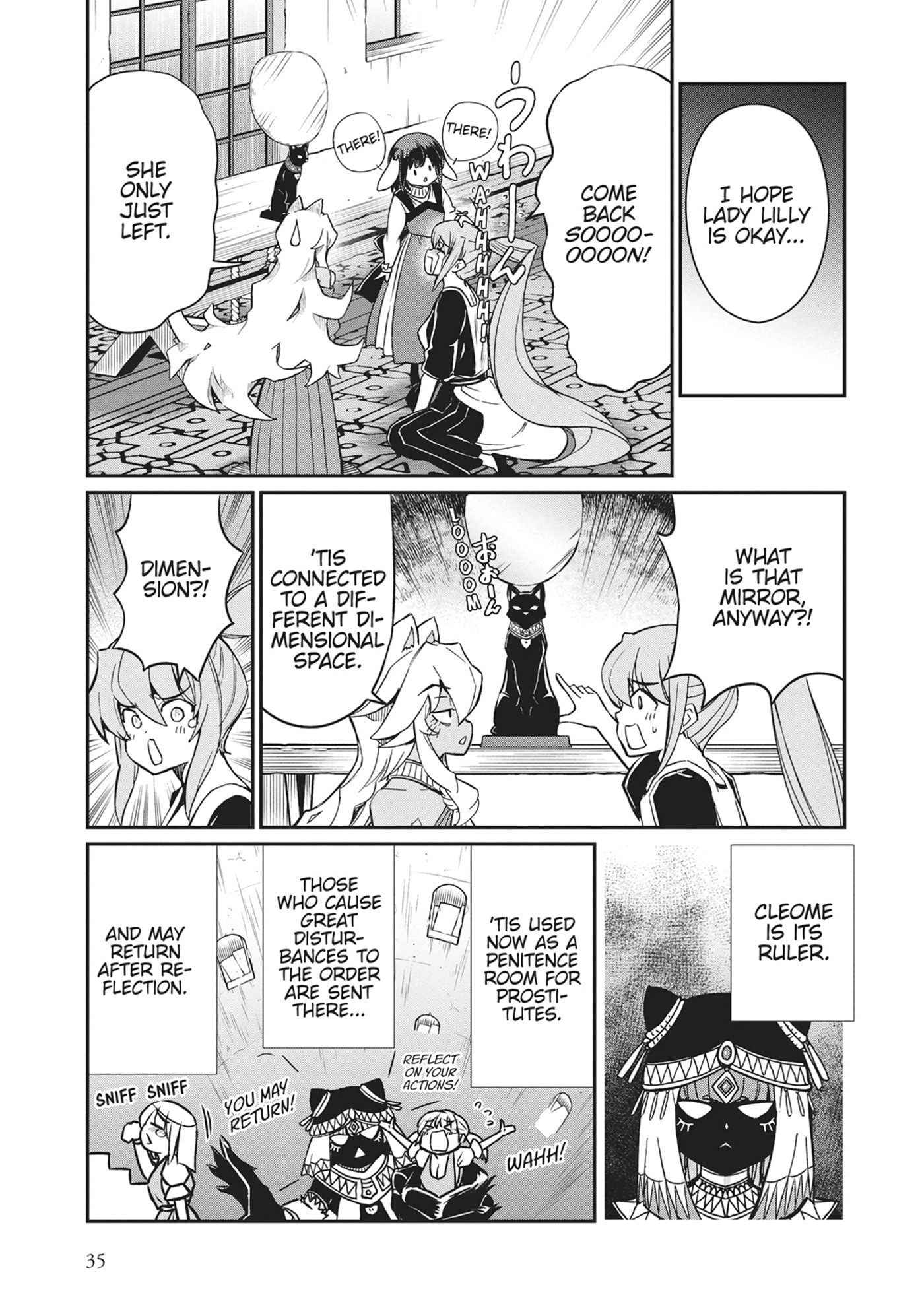 Becoming a Princess Knight and Working at a Yuri Brothel Chapter 31 page 11 - 