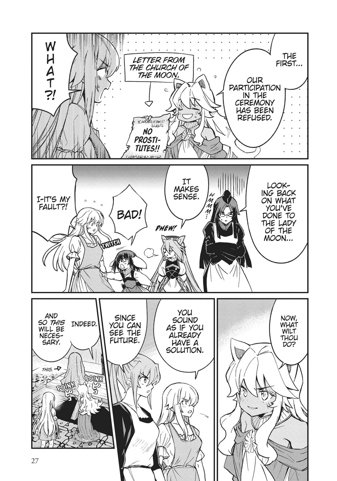 Becoming a Princess Knight and Working at a Yuri Brothel Chapter 31 page 4 - 
