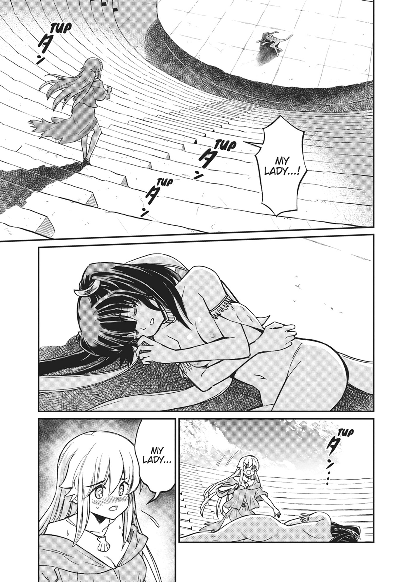 Becoming a Princess Knight and Working at a Yuri Brothel Chapter 34 page 21 - 