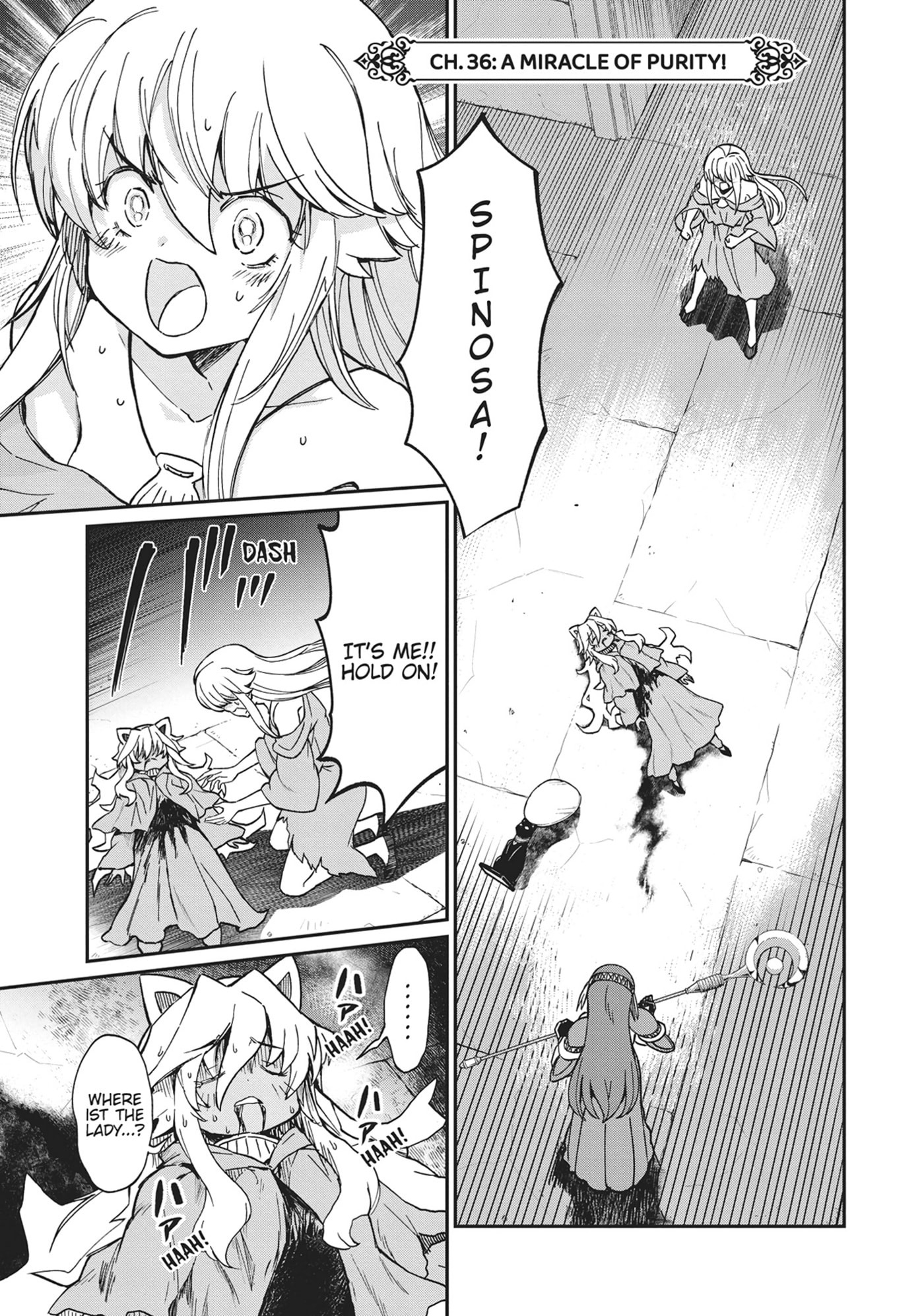 Becoming a Princess Knight and Working at a Yuri Brothel Chapter 36 page 1 - 