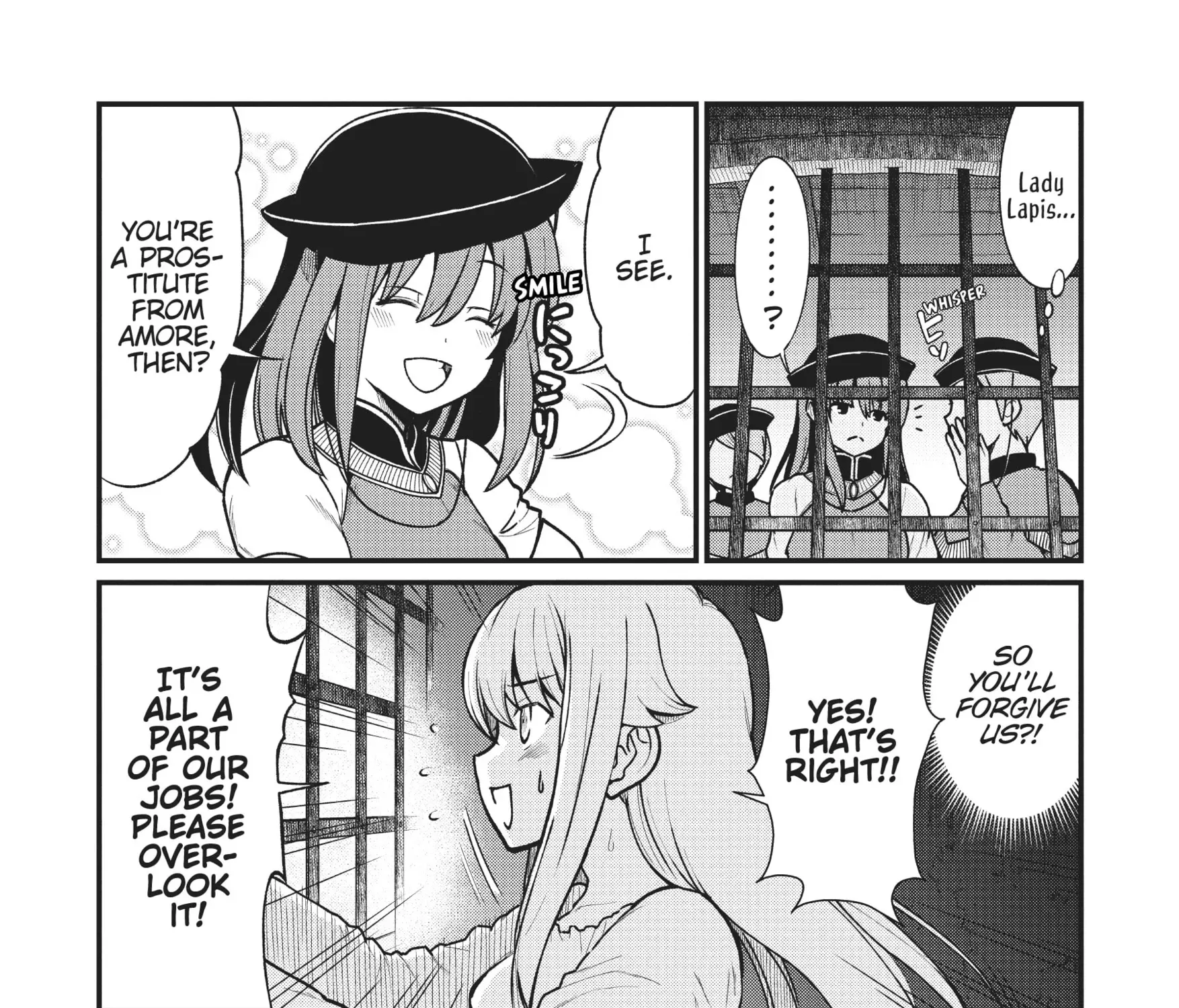 Becoming a Princess Knight and Working at a Yuri Brothel Chapter 4 page 15 - 