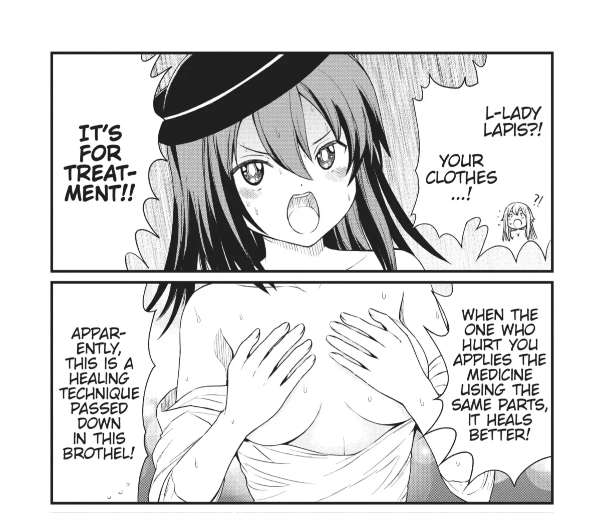Becoming a Princess Knight and Working at a Yuri Brothel Chapter 6 page 17 - 