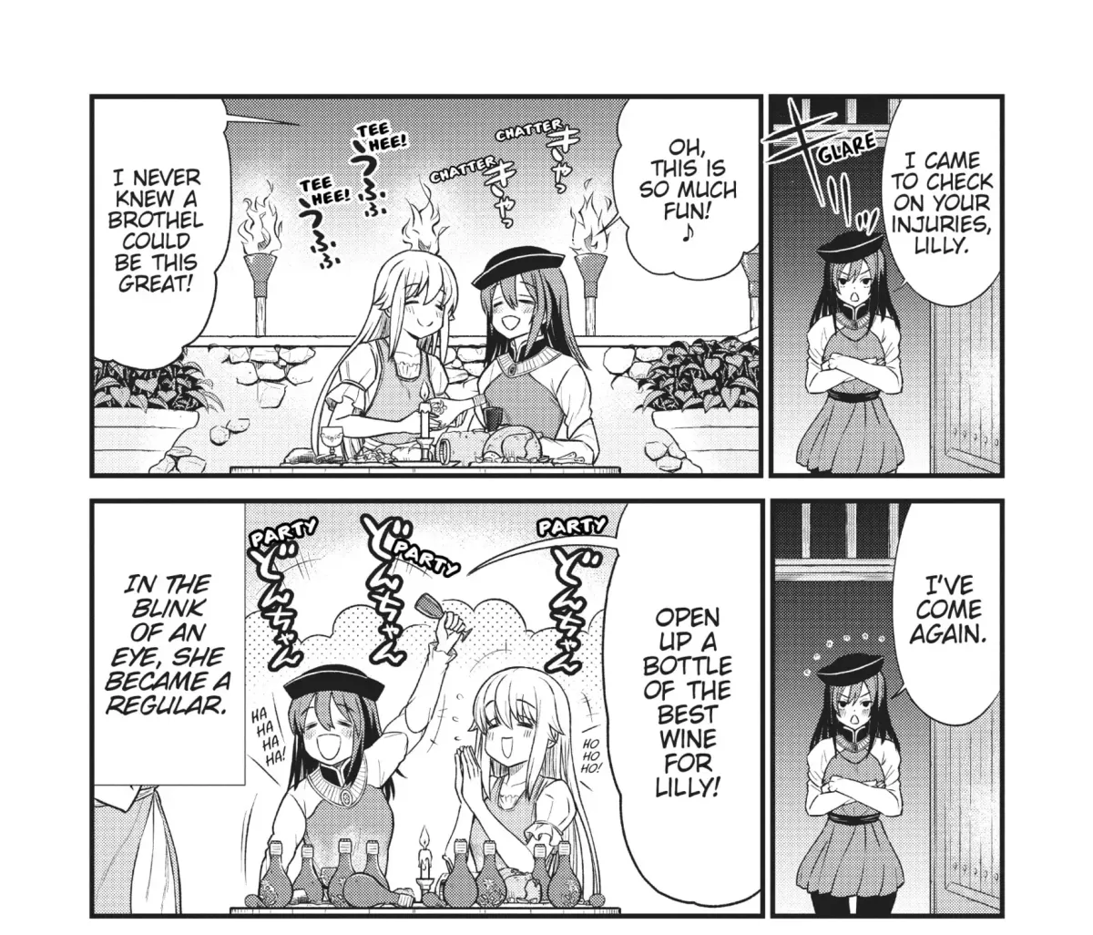 Becoming a Princess Knight and Working at a Yuri Brothel Chapter 6 page 35 - 