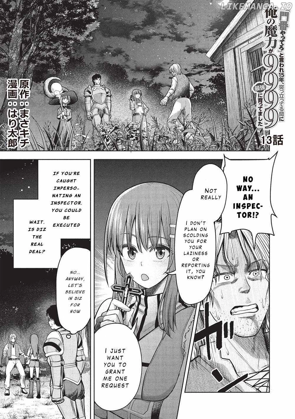 Being Told "Do Your Best" for 15 Years, My Magical Power has Grown to 9999 "The Strongest" Chapter 13 page 1 - 