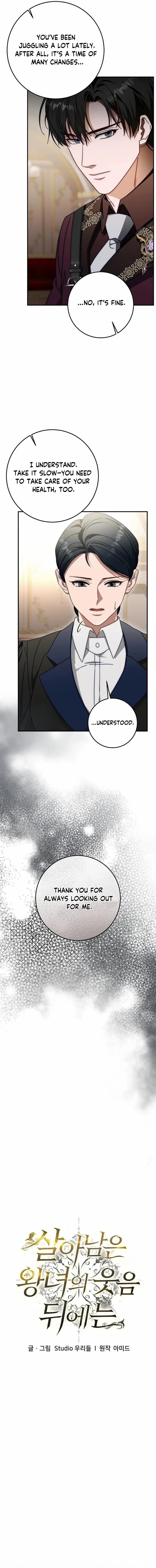 Beneath the Surviving Princess Joyful Facade Chapter 88 page 6 - 