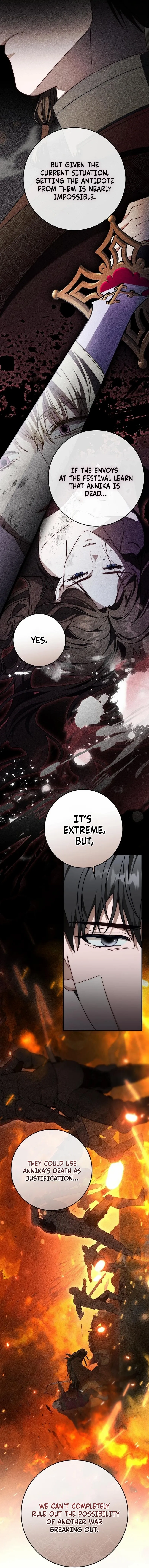 Beneath the Surviving Princess Joyful Facade Chapter 91 page 9 - 