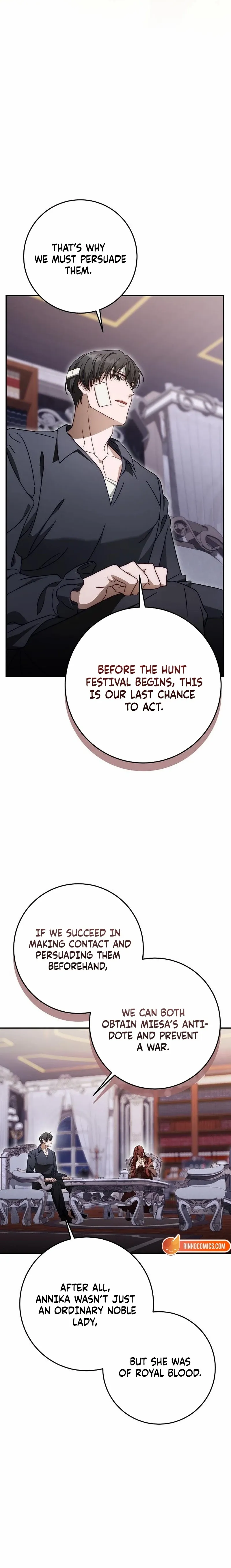 Beneath the Surviving Princess Joyful Facade Chapter 91 page 10 - 